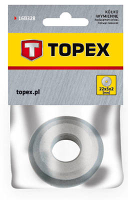 TOPEX  16B328  Náhradné koliesko do rezačky , 22 x 5 x 2 mm