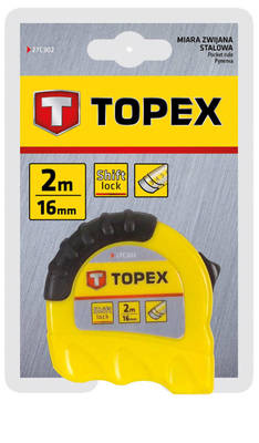 TOPEX  27C302  Meter rolovací, 2 m x 16 mm