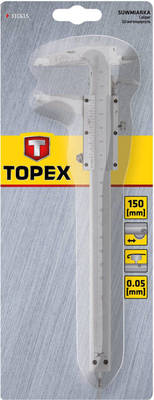 TOPEX  31C615  Posuvné meradlo, 150 mm