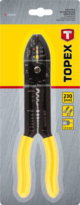TOPEX  32D410  Kliešte na krimpovanie izolovaných a neizolovaných koncoviek 0,75 - 6 mm