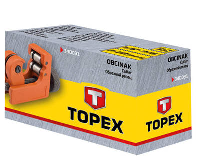 TOPEX  34D031  Nožnice na plastové rúrky,  3 - 22 mm (1/8 - 7/8")