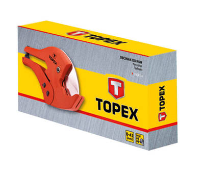 TOPEX  34D034  Nožnice na plastové rúrky, 0-42 mm (up to 1.5/8")