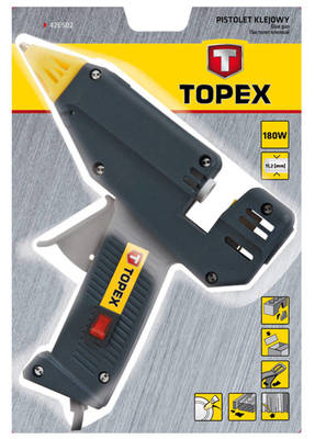 TOPEX  42E502  Lepiaca pištol 11 mm, 180 W