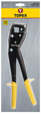 TOPEX  43E100  Kliešte nitovacie na sadrokartónové profily, 350 mm