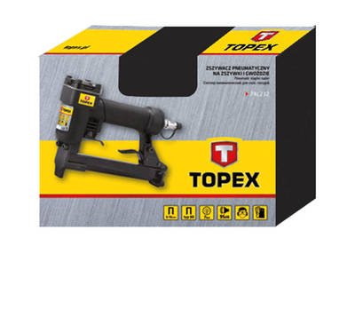 TOPEX  74L232  pneumatická zošívačka spony typu 6-16 mm