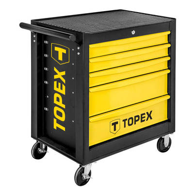 TOPEX  79R501  Dielenský vozík, 5 šuflíkový