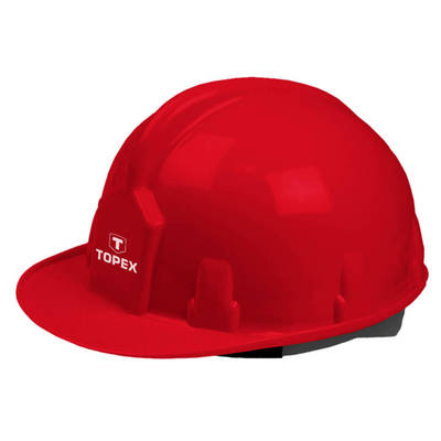 TOPEX  82S204  Bezpečnostná helma, červená