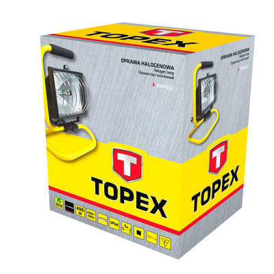 TOPEX  94W032  Halogénová lampa, 500 W, s držiakom