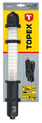 TOPEX  94W242  Dielenská lampa, 12 V, 60 LED diód