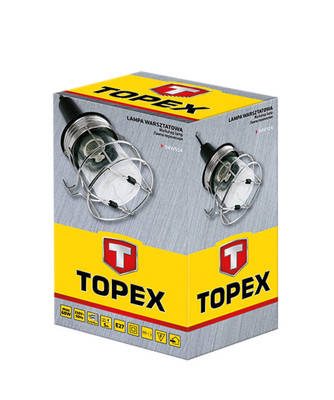TOPEX  94W514  Dielenská lampa kovová, 230 V, 60 W