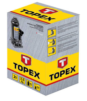 TOPEX  97X032  Zdvihák hydraulický stípikový 2 t, 180-345 mm