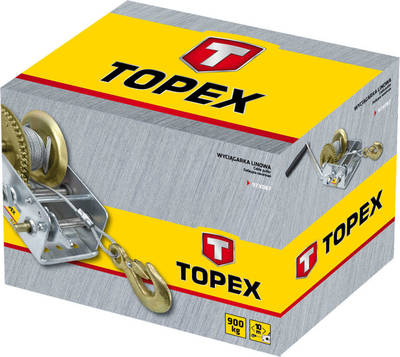 TOPEX  97X087  Sťahovák s rapkáčom brzdou, 0,9 t, 10 m