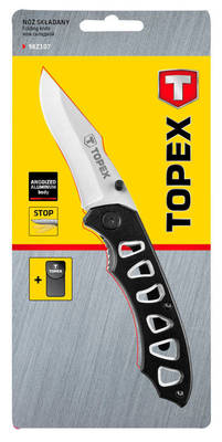 TOPEX  98Z107  Zatvárací nôž s poistkou