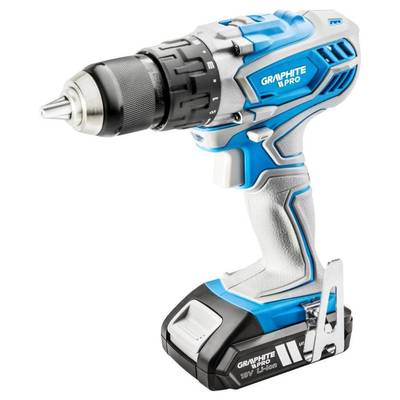 GRAPHITE PRO  59GP400  AKU Vŕtačka 2x18V, Li-Ion/2.5 Ah,