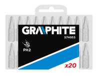GRAPHITE  57H955  Bity Phillips PH2 x 25 mm