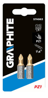 GRAPHITE  57H963  Bity,  PZ1 x 25mm, 2 ks