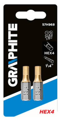 GRAPHITE  57H968  Bity,  imbus 4 x 25 mm, 2 ks