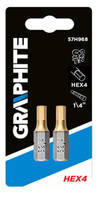 GRAPHITE  57H968  Bity,  imbus 4 x 25 mm, 2 ks