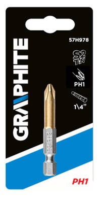GRAPHITE  57H978  Bity,  PH1 x 50mm