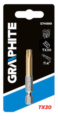 GRAPHITE  57H989  Bity Torx TX30 x 50 mm