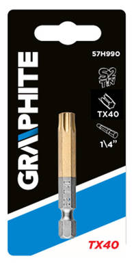 GRAPHITE  57H990  Bity Torx TX40 x 50 mm