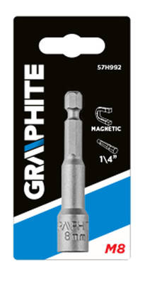 GRAPHITE  57H992  Magnetický držiak, 8 x 65 mm, 1 / 4 "