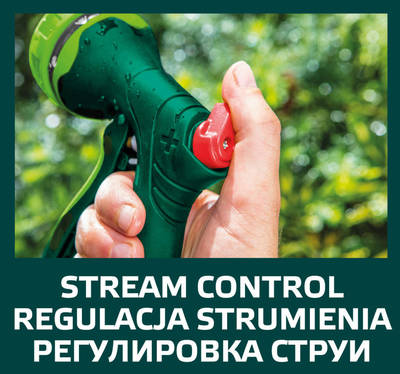 VERTO  15G713  Sada s striekacou pištoľou, spojky, kohútik 1/2 "