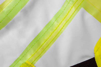 NEO  81-777-L  Nohavice na traky s vysokou viditeľnosťou, gramáž : 240g/m2, kombinácia polyester+bavlna, reflexné, žlté, veľ. L