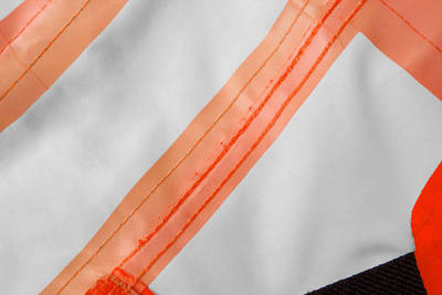 NEO  81-778-L  Nohavice na traky s vysokou viditeľnosťou, gramáž : 240g/m2, kombinácia polyester+bavlna, reflexné, oranžové, veľ. L
