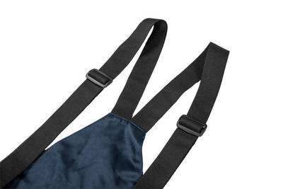 NEO  81-779-L  Nohavice na traky tmavo modré s reflexnými pásmi, gramáž : 240g/m2; kombinácia polyester+bavlna, veľ. L