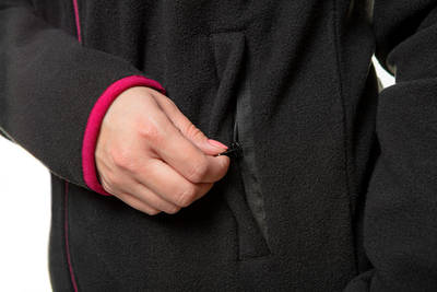 NEO  80-500-L  Dámska flisová bunda, čierna, veľ. L