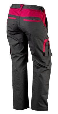 NEO 80-220-XL  Dámke pracovné nohavice, šedo bordové,  veľ. XL