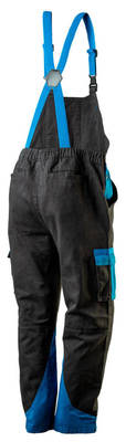 NEO  81-245-L  Pracovné nohavice na traky HD+, modré, veľ. L