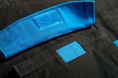 NEO  81-245-S  Pracovné nohavice na traky HD+, modré, veľ. S
