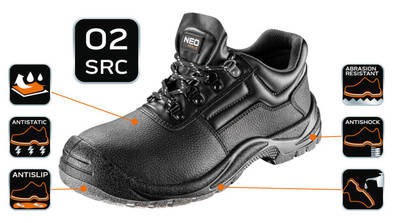NEO  82-760-40 Pracovná obuv O2 SRC, koža, veľkosť 40, CE