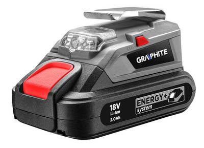 GRAPHITE ENERGY+ 58G025 USB adaptér - LED baterka