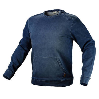 NEO  81-512-S Pracovná mikina DENIM, 380g/m2, 77% bavlna, 21% polyester, 2% elastan, veľ. S/48