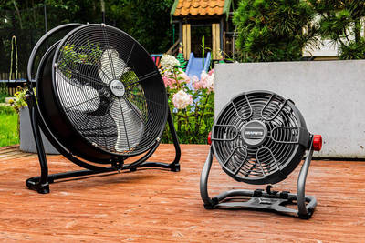 NEO  90-007 Ventilátor 111W, priemer 45 cm, 3 rýchlosti prúdenia vzduchu, nastavenie prietoku vzduchu