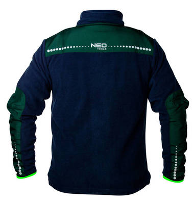 NEO  81-506-L  Pracovná fleece bunda vyrobená z veľmi pevného a odolného polyesterového materiálu s hmotnosťou 300 g / m2 s výstuhami CORDURA, veľ. L