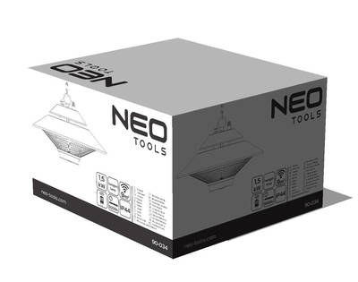 NEO  90-034 Závesný ohrievač 1500W IP44 + ovládač