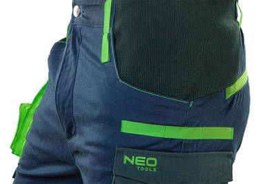 NEO  81-226-XL Nohavice do pása PREMIUM modré, zloženie : 62% bavlna, 35% polyester, 3% elastan, veľkosť XL