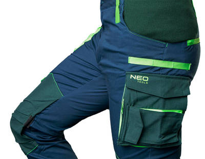 NEO  81-226-XL Nohavice do pása PREMIUM modré, zloženie : 62% bavlna, 35% polyester, 3% elastan, veľkosť XL