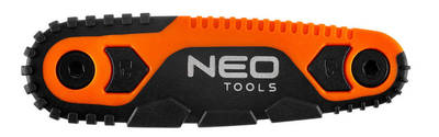NEO  09-571 Šesťhranné kľúče s rukoväťou 1,5, 2, 2,5, 3, 4, 5, 6, 8 mm