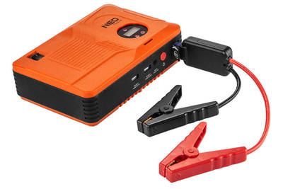 NEO  11-997 Zariadenie „Jumpastarter“, power bank - 1,4Ah, kompresor 3,5BAR, baterka