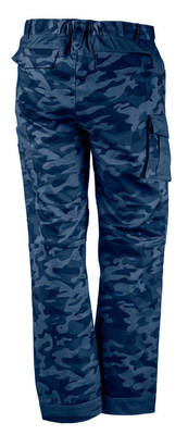 NEO  81-223-L Pracovné nohavice do pása CAMO navy, zloženie : 60% bavlna, 40% polyester, gramáž : 255g/m2, veľ.L