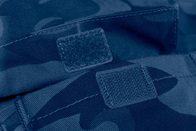 NEO  81-243-L Pracovné nohavice na traky CAMO navy, zloženie : 60% bavlna, 40% polyester, gramáž : 255g/m2, veľ.L