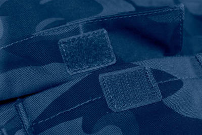 NEO  81-243-M Pracovné nohavice na traky CAMO navy, zloženie : 60% bavlna, 40% polyester, gramáž : 255g/m2, veľ.M