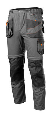 NEO  81-321-XS Pracovné nohavice na traky Slim 6v1, 100% bavlna, XS/46
