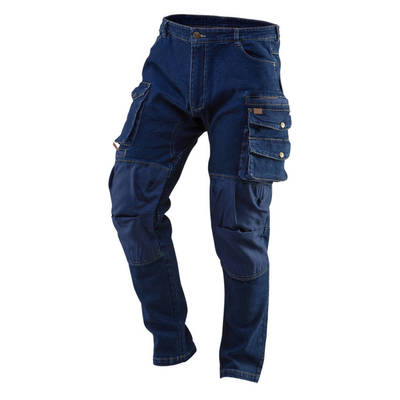 NEO  81-228-XL Pracovné nohavice do pása DENIM, XL/54