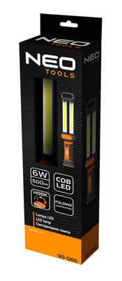 NEO  99-066  AKU Dielenské svietidlo nabíjateľné 500 lm COB LED